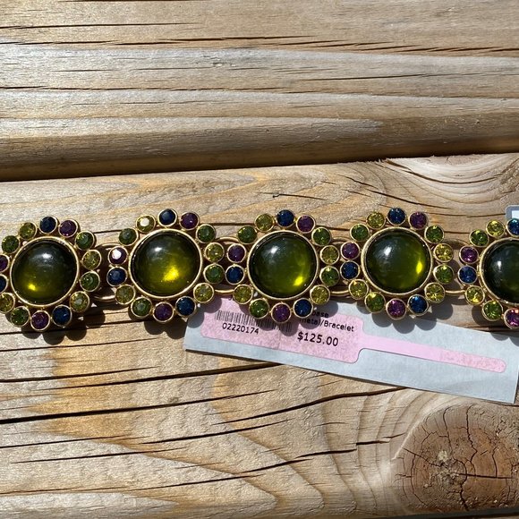 Pilgrim Skanderborg Denmark Stunning Brand New Bracelet with Crystals - Picture 2 of 2